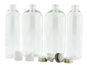Bouteilles PET transparentes