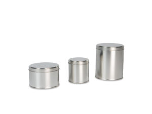 Tins with sliding lids