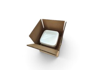 Vierkante emmerdozen met insert